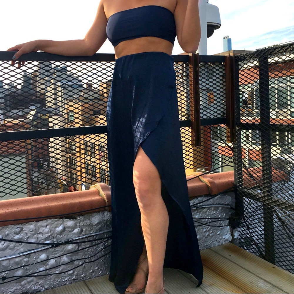 Navy 2-piece dress